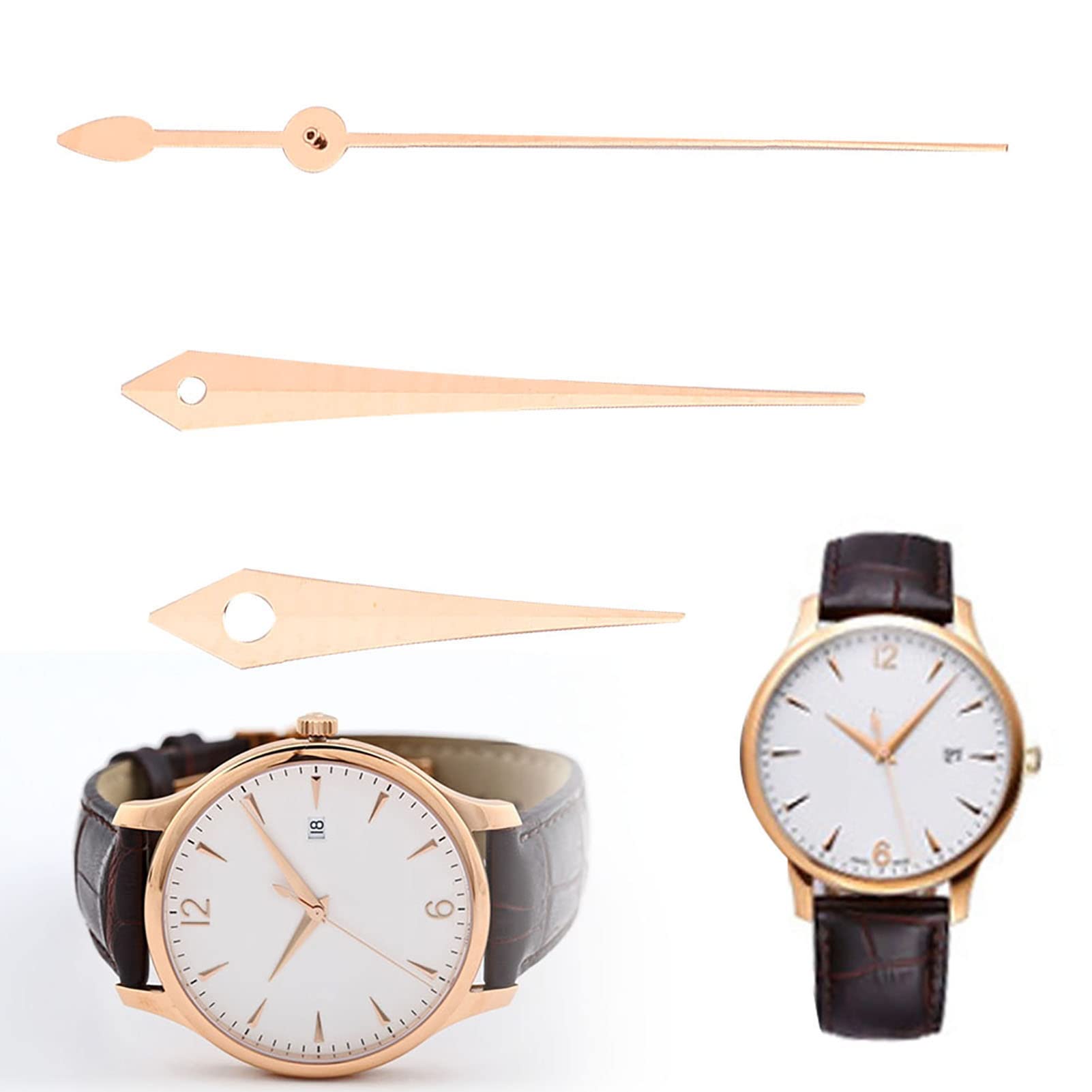 Set Lancette Orologio T085 - Ore, Minuti, Secondi In Oro Per Movimento 805/112 - Foto 10