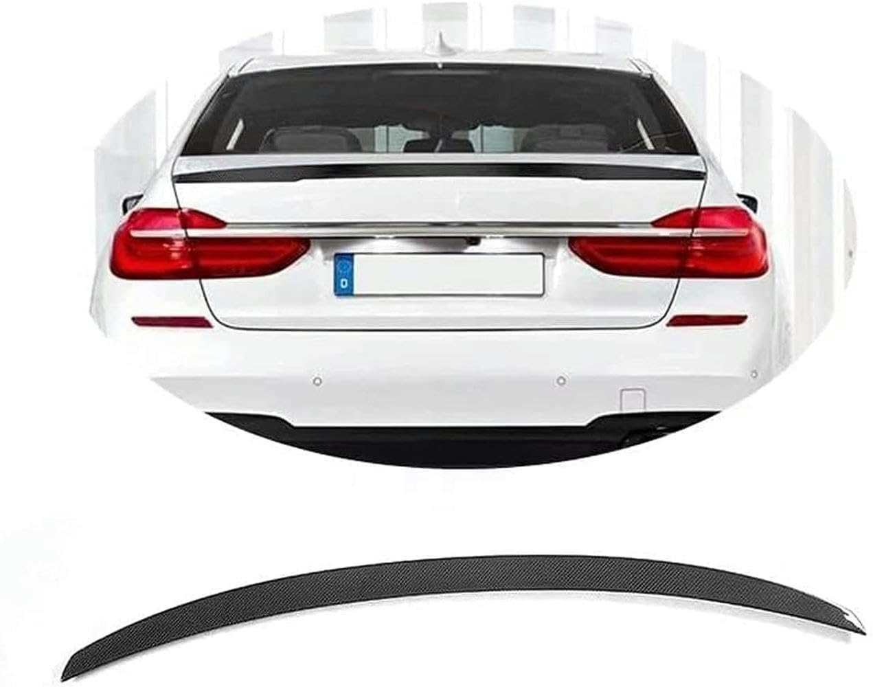 Amazon | Olgyn カーボンファイバー車リアスポイラー Bmw G11 G12 7  