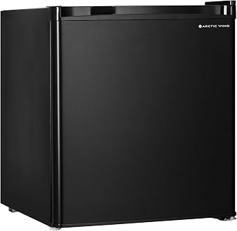 1.6-Cu. Ft. Energy Star Compact Refrigerator with Freezer Compartment in Black