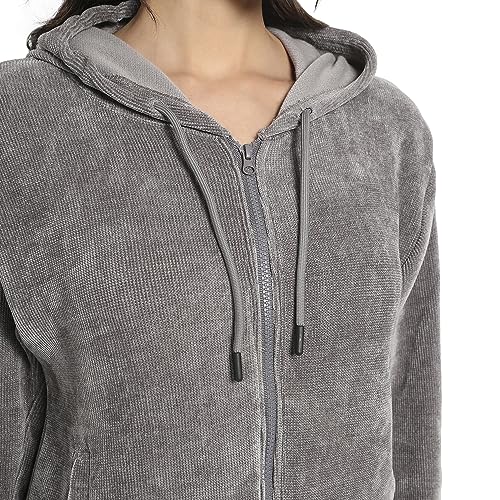 Image of Campus Sutra Women Cotton Hooded Neck Sweatshirt