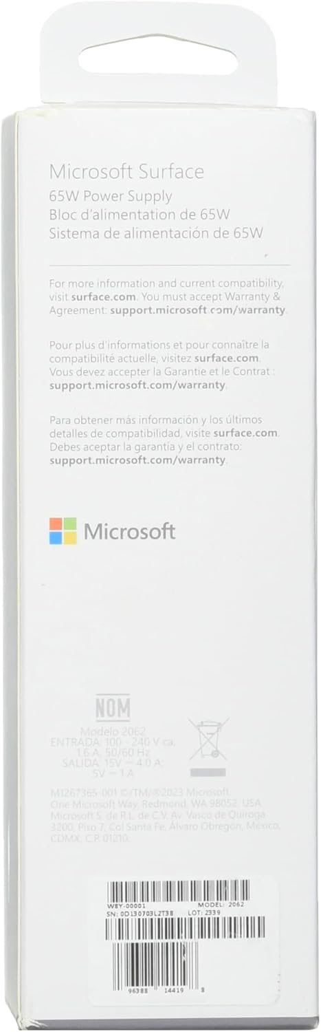 SrfcProjF-Power Supply SC EN/XD/ES US/Canada/Mexico