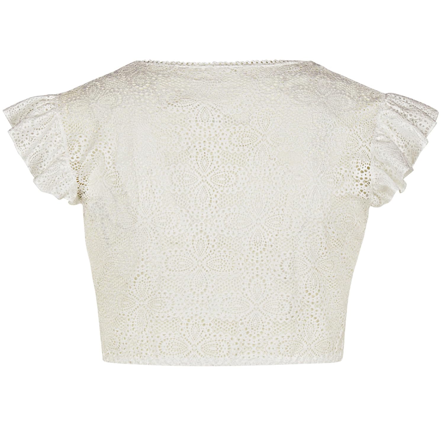 Nina von C. Spitzen Dirndlbluse Laila Flügelarm 48468360