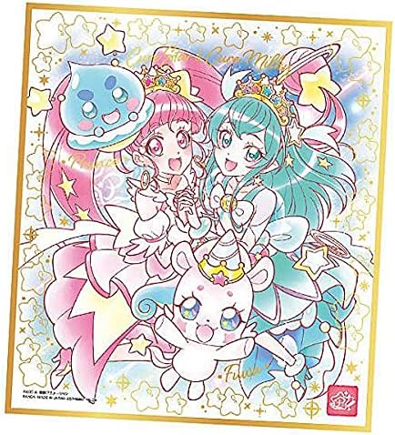Amazon 箔押し No 06 フワ プルンス With キュアスター キュアミルキー トゥインクルスタイル プリキュア 色紙art5 アニメ 萌えグッズ 通販