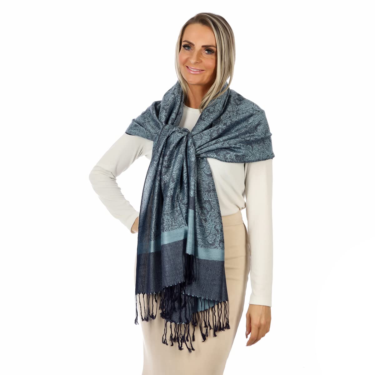 Bufanda pashmina para mujer– bufanda de Cachemira Suave y Ligera– Pashmina para Mujer