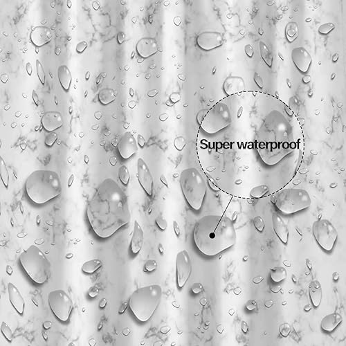 Miniatura 3 de Forro de plástico para ducha, forro de cortina de ducha de PEVA 4G de alta calidad con ojales inoxidables y 3 imanes pesados, cortinas de ducha