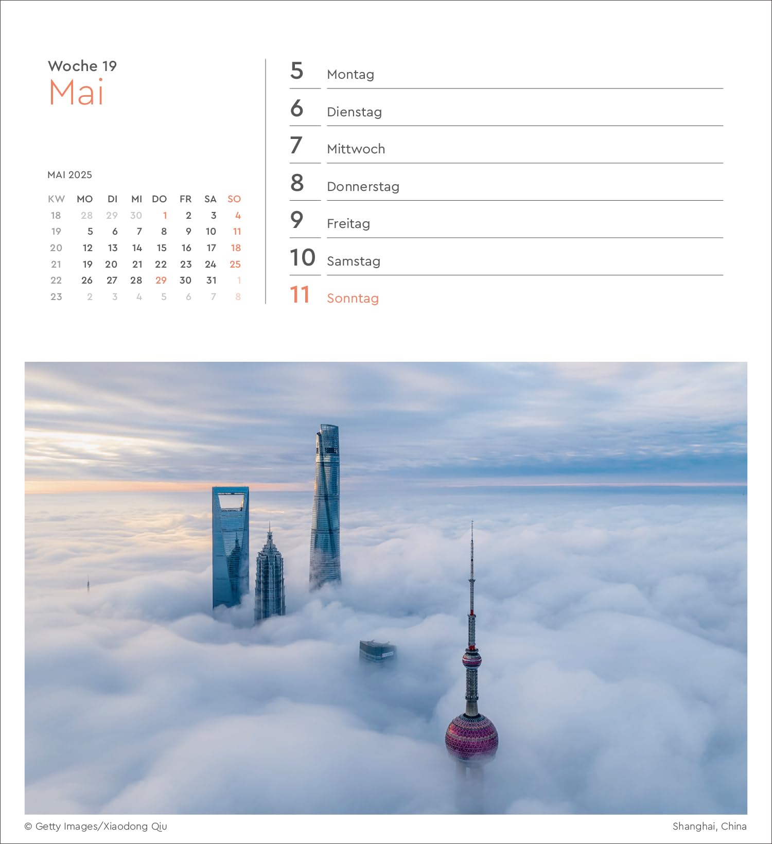 Unterwegs in aller Welt - KUNTH Postkartenkalender 2025: Hochwertiger Tischkalender mit 53 traumhaften Postkarten (auch zum Aufhängen)