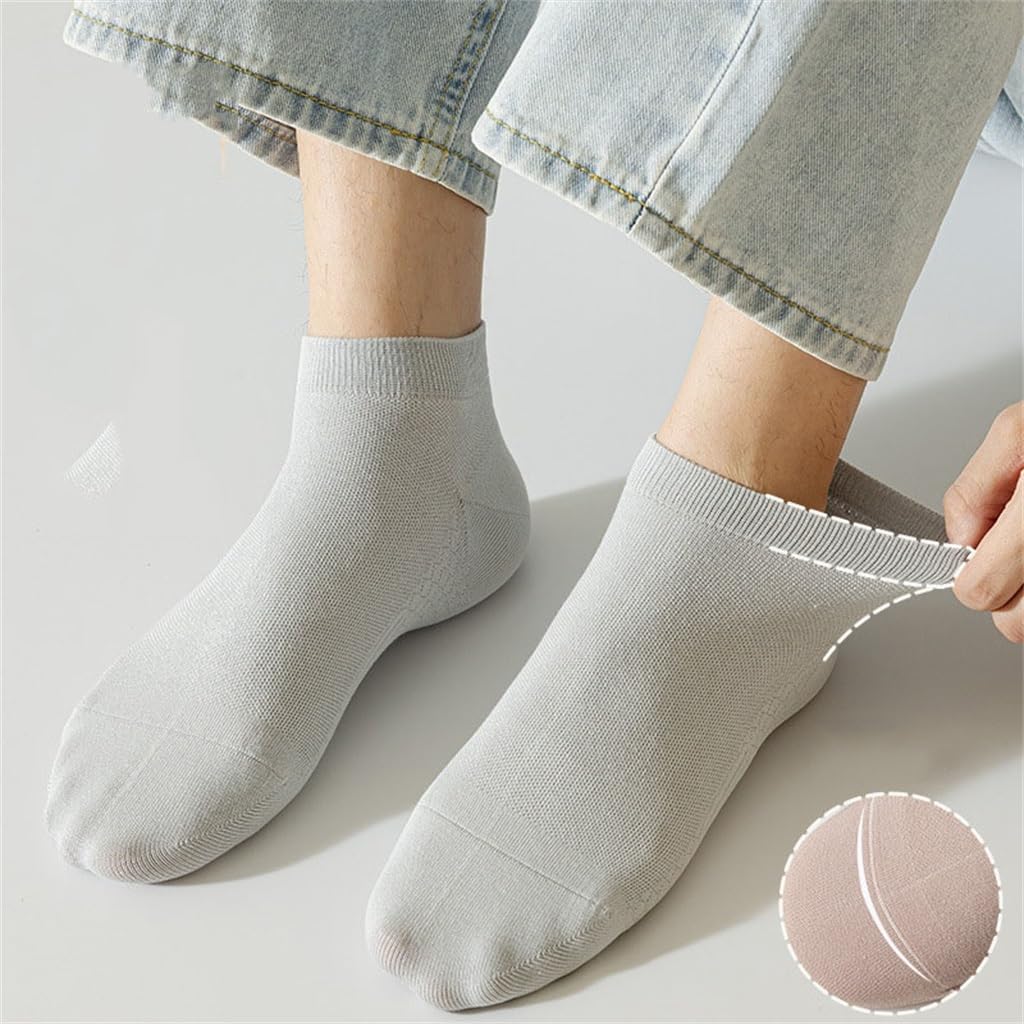 Boat Socks, Men's Thin Cotton Socks, Shallow Mouthed Men's Breathable Short Socks