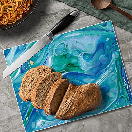Tabla de cortar rectangular en vidrio templado 10x8 pulgadas miniatura 2
