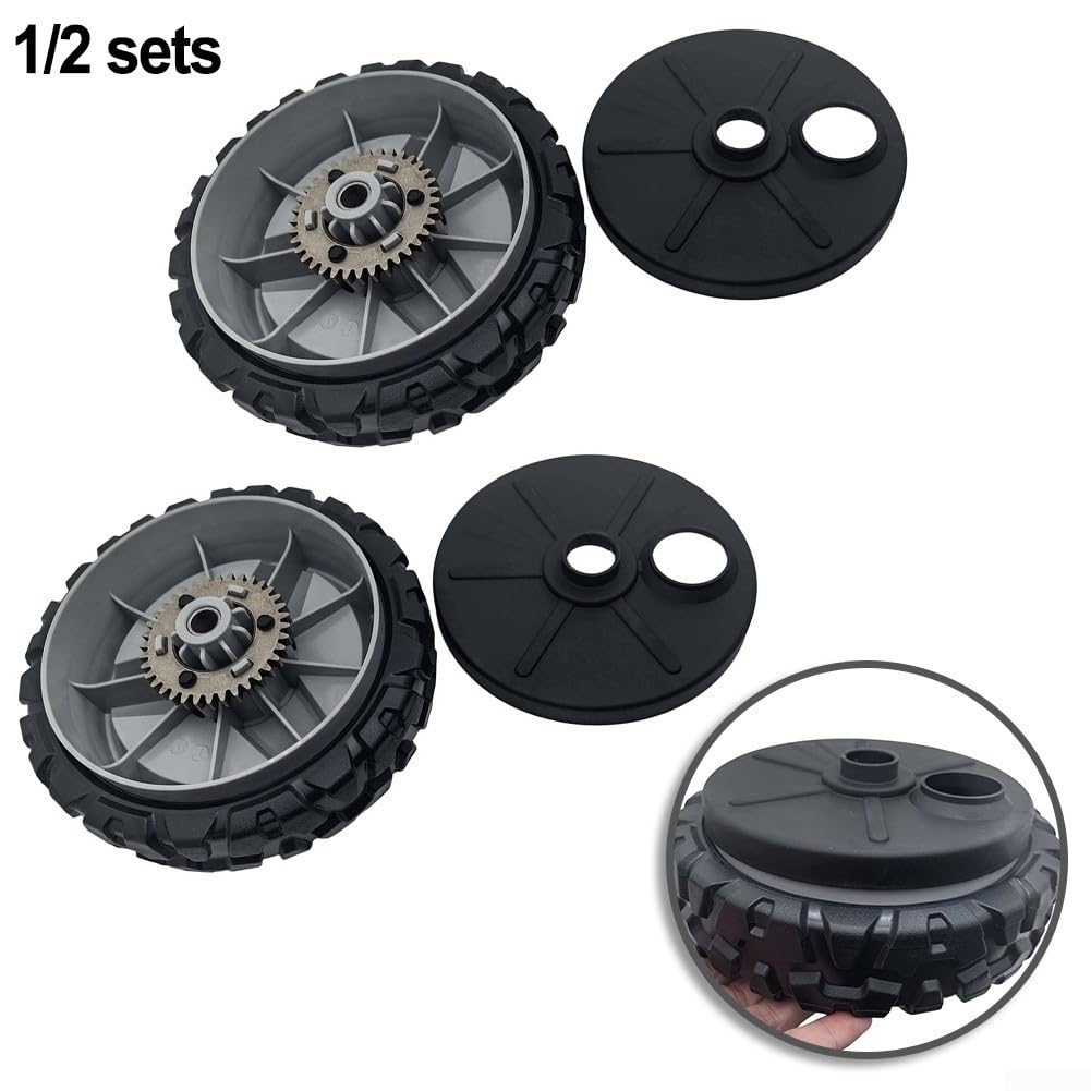 Ruote di ricambio da 20,3 cm per tosaerba Honda Walk Behind - OEM 96795910100; 96145003500; 917384591 - Per Craftsman GCV-160 Ruote Walk Behind Mower Wheels (4 pezzi)