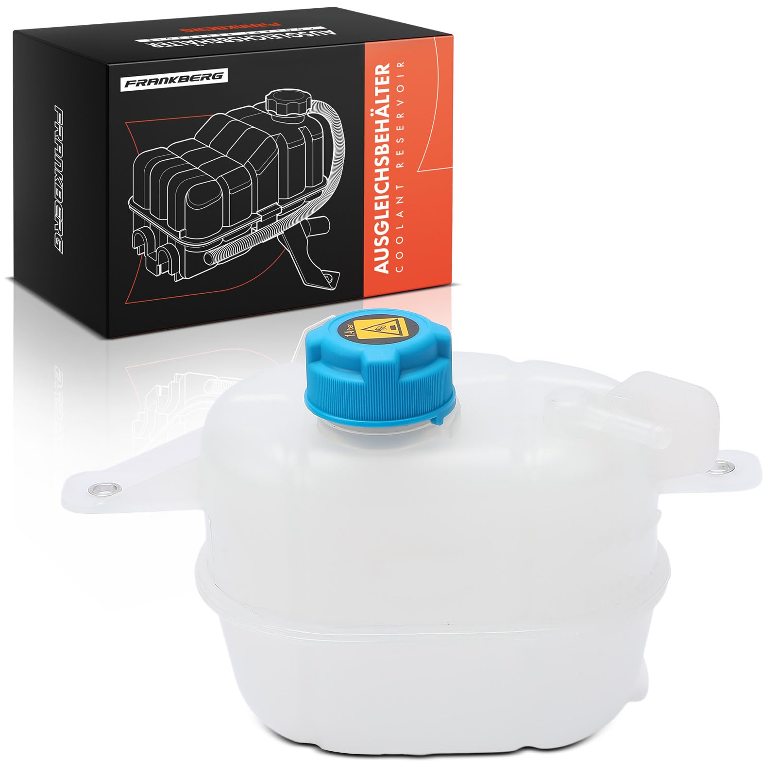 Frankberg Serbatoio di espansione liquido di raffreddamento con coperchio per Nemo AA_ Fiorino Qubo 225 Bipper AA_ 1.3L 1.4L 2007-2020 1617959180