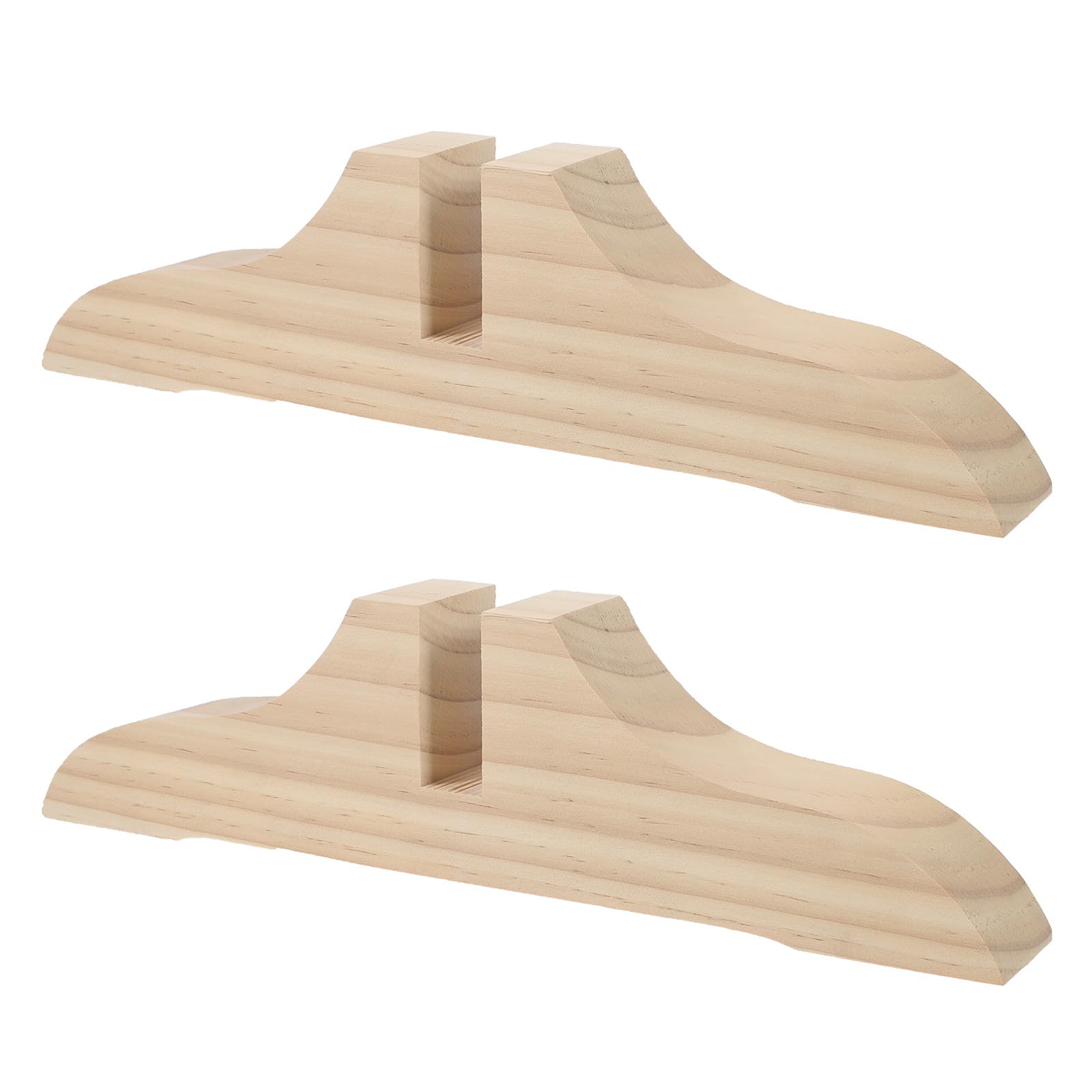 Support de séparation en bois Milisten lot de 2 pieds stables anti-basculement pour paravent