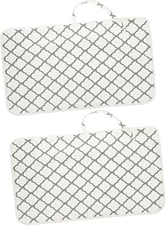 ibasenice 2 Peças Portátil Trocador De Berço Almofada De Berço Colchão De Bebê Topper Colchão De Cama De Criança Colchão Infantil Almofada De Troca De Fralda Reutilizável Almofada De Troca