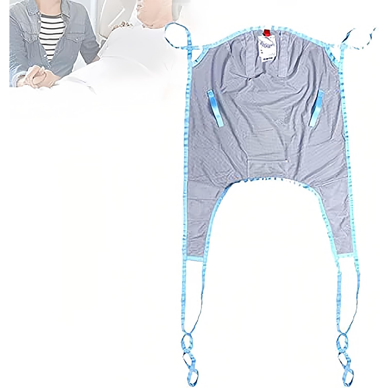 Ganzkörper-Toiletten-Transferschlinge mit Toilettenöffnung für ältere Menschen und Hebehilfe