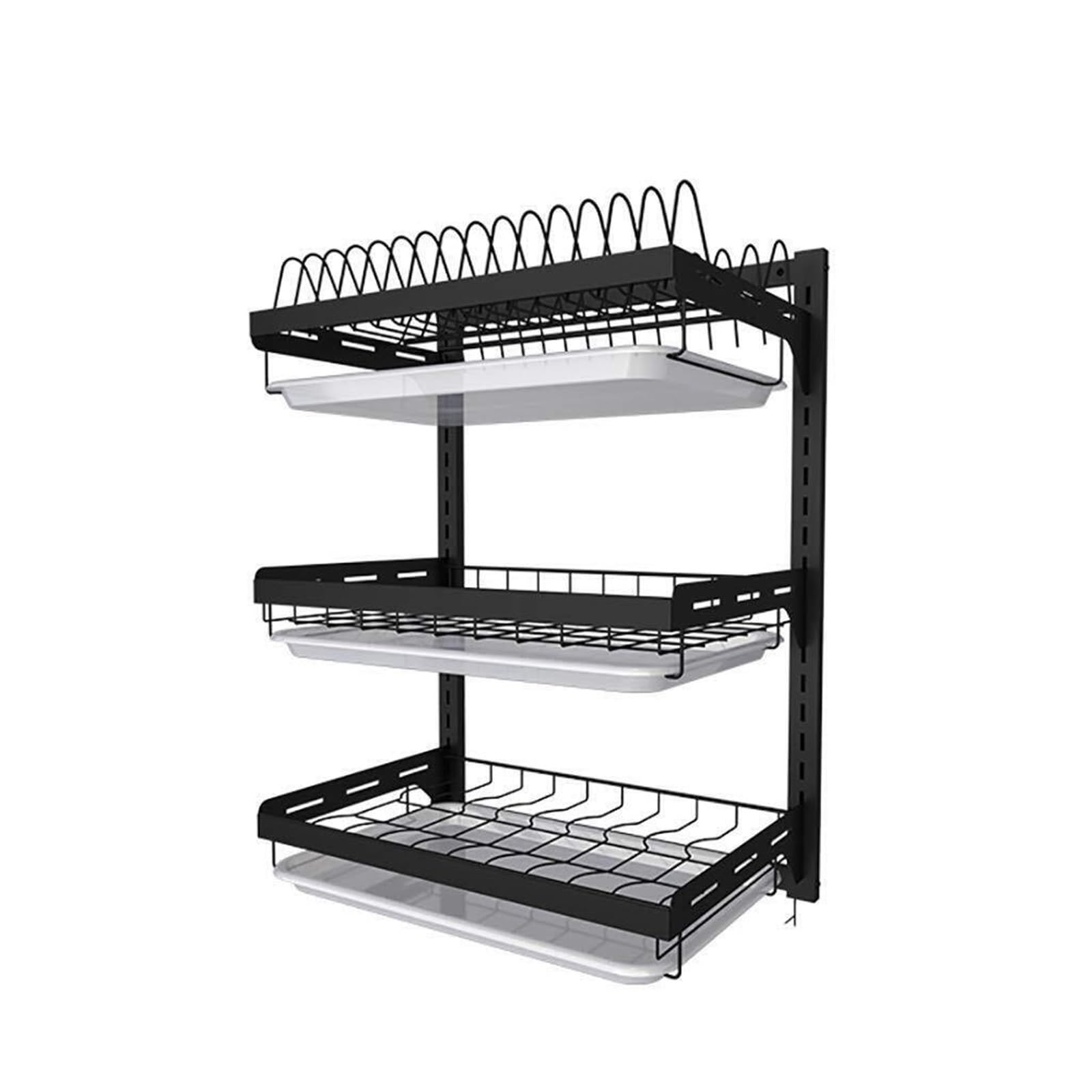 Dish Drying Rack Wall Mount Dish Racks Drainer Kitchen dish drainer