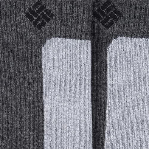 Columbia Lightweight Crop Hiker Crew Socks 1 Pair, Plum, Shoe Size: Men's - 10-13 / Women's - 10-133