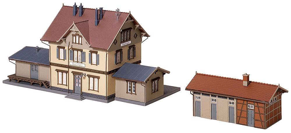 Faller 110107 Kit di Costruzione Stazione Merci Guglingen Ho Scale