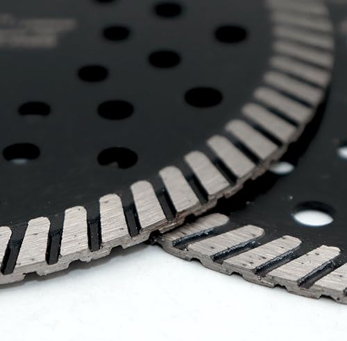 Miniatura 8 de DT-DIATOOL - Hoja de sierra de diamante estrecho turbo con múltiples agujeros, para hormigón, mármol, hormigón, mampostería, disco de corte de