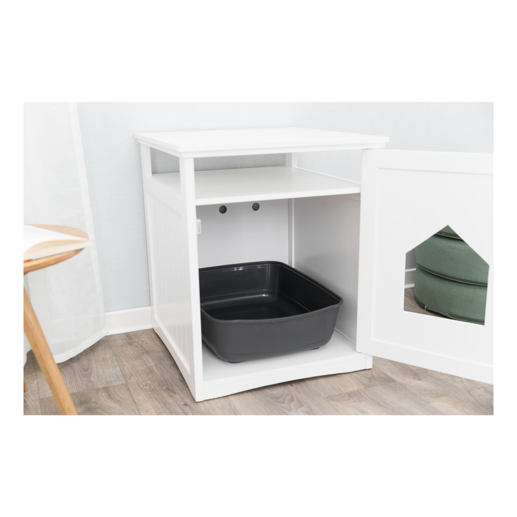 Trixie 40293 - Contenitori per lettiera o case per animali domestici, colore: Bianco