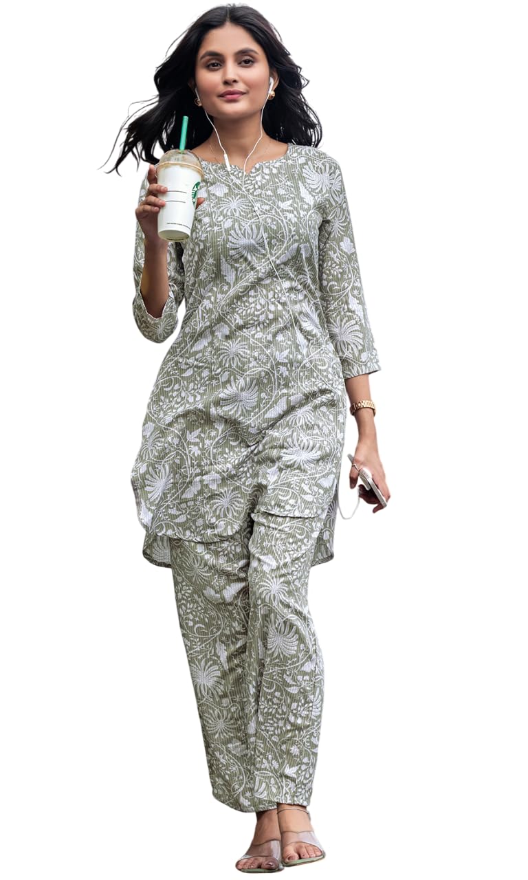sun fashion and lifestyle Women's Rayon Stitched Printed Short Length Co-ord Set-picture-16