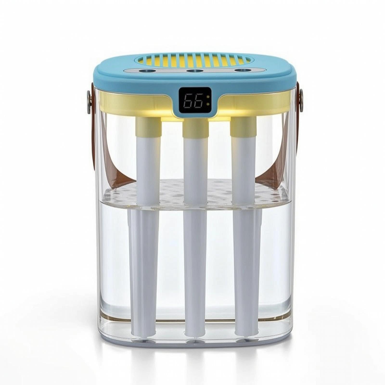 Desktop Humidifier Portable Chilled Fog Humidifier Compact Appliance for Office Workers, Bedroom, Nightstand Blue Triple Spray-image-40