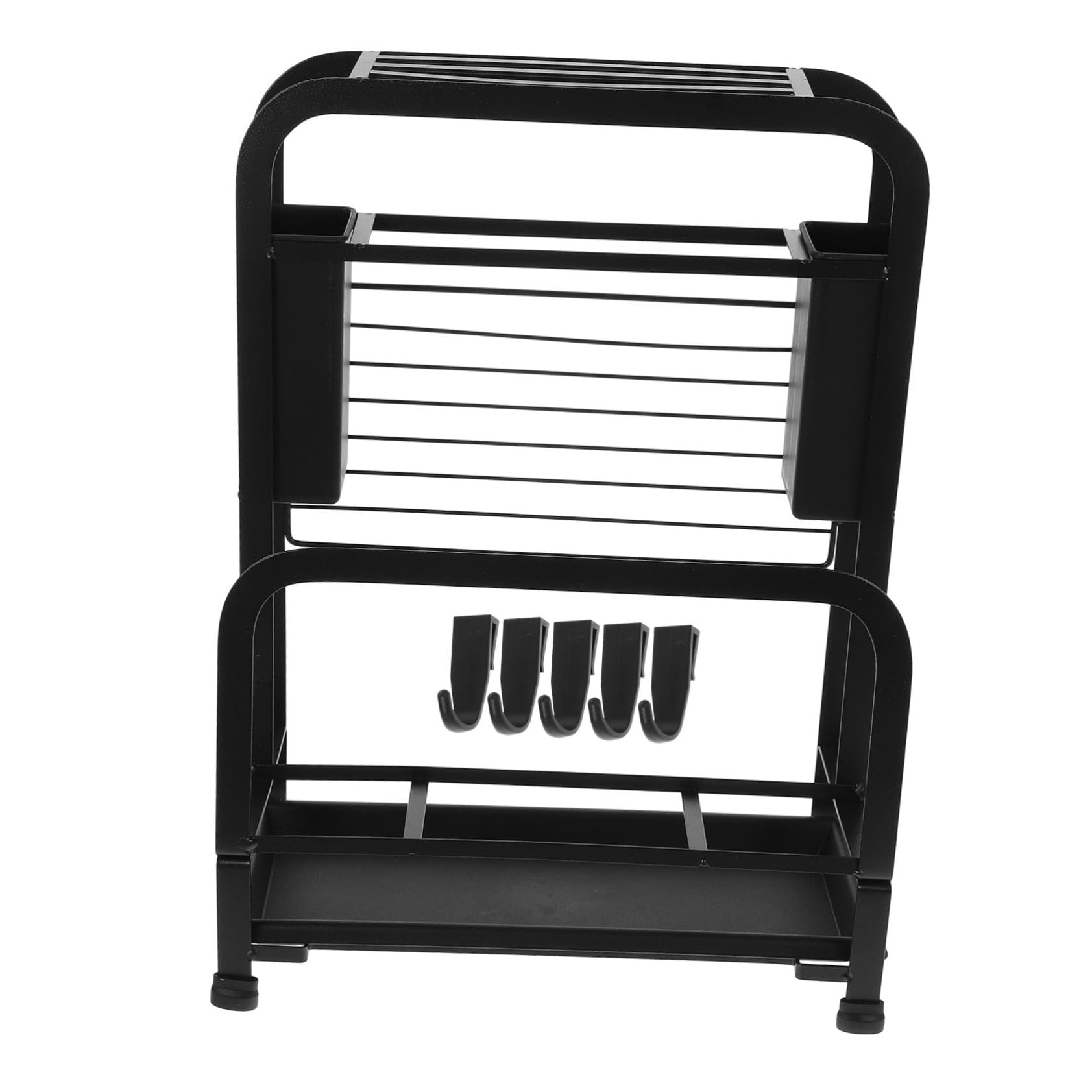 PRETYZOOM Carbon Steel Kitchen Cutter Stand with Removable Scissor Holder and Chopsticks to Clean Design for Cutting Boards and Kitchen Utensils Construction