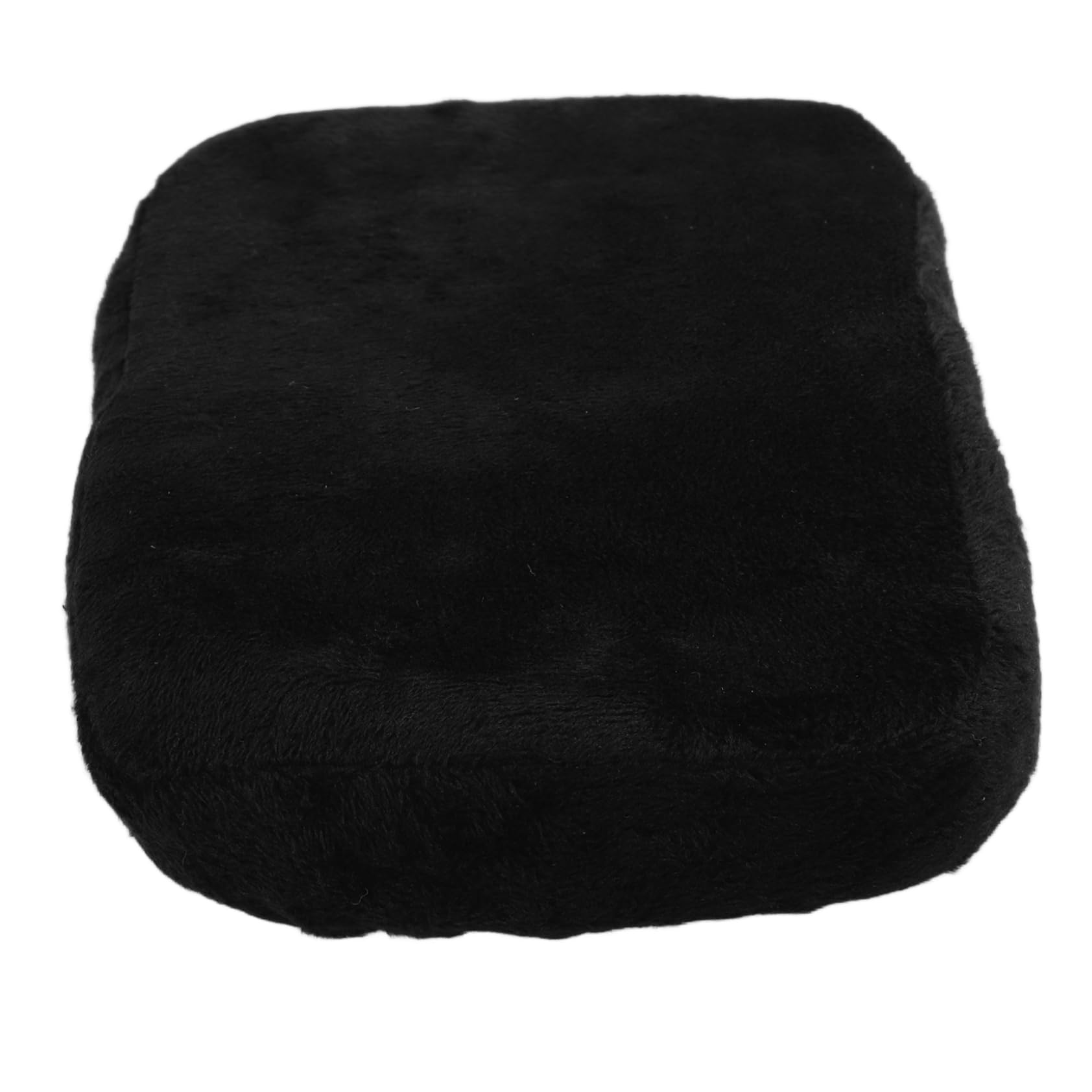 HOMSFOU 4 Pièces Oreiller à Main en Mousse à mémoire Bras Jeu Coussin de Chaise Tampon Coussin de coude de Chaise Coussins d'accoudoirs Souples en Tissu Black