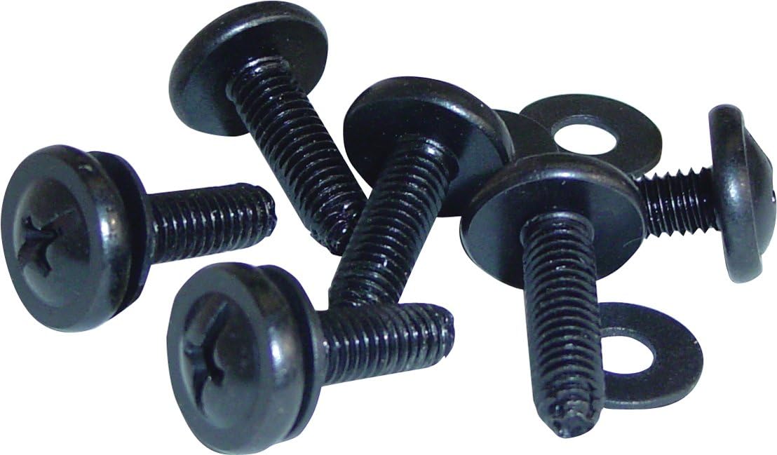 ER-RS1032-100 Equipment Rack Screws (100 Count, Black)