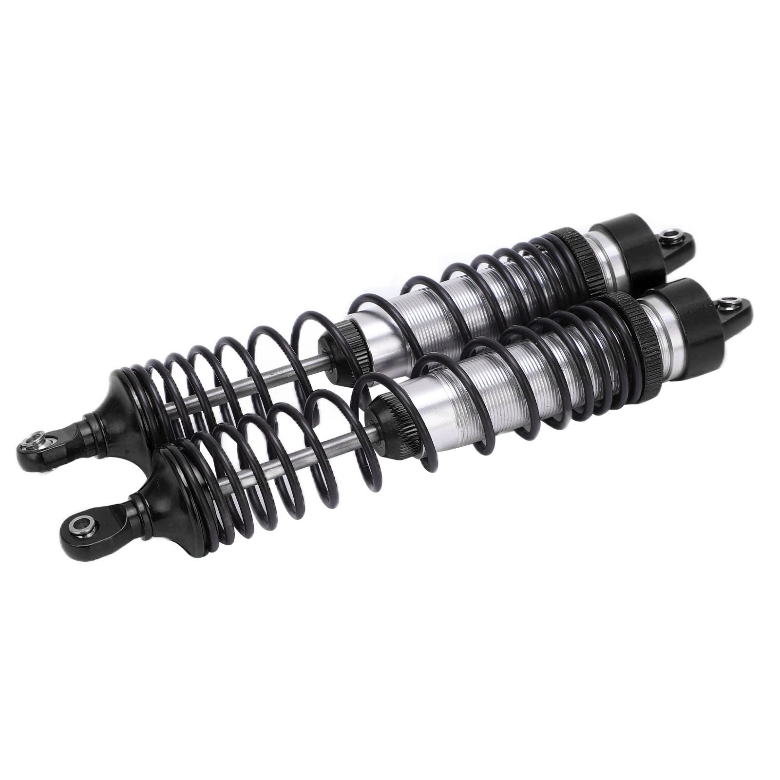 2 szt. Amortyzatory samochodowe RC Amortyzator ze stopu aluminium Zmontowane części zamienne do Traxxas UDR (Black)