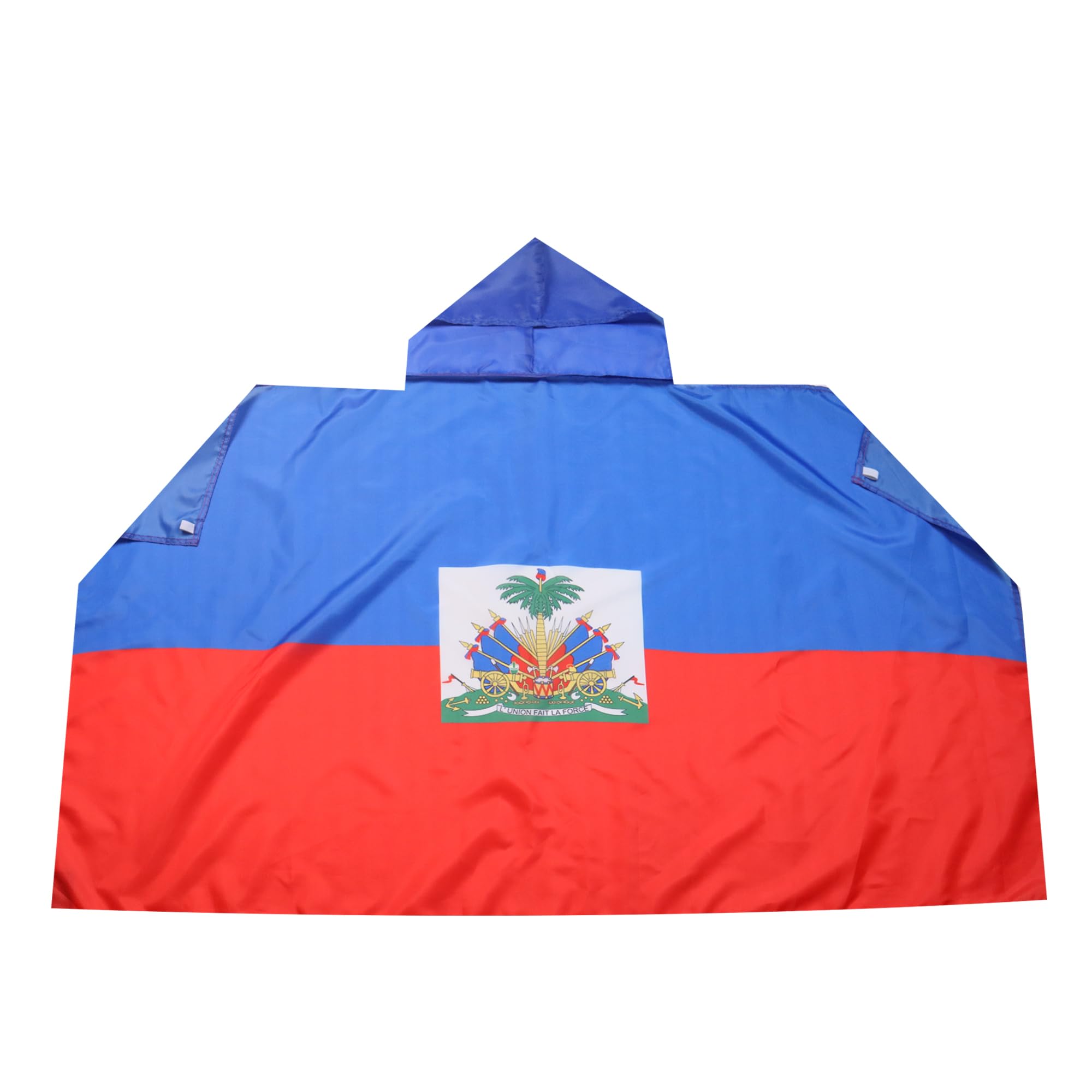 AZ FLAG - Haiti Body Flag - 3x5 Ft - Haitian Cap Flag - 100% Polyester with Inegrated Sleeves and Hood - Vivid Colors - 3' x 5' Feet - 150x90 Cm
