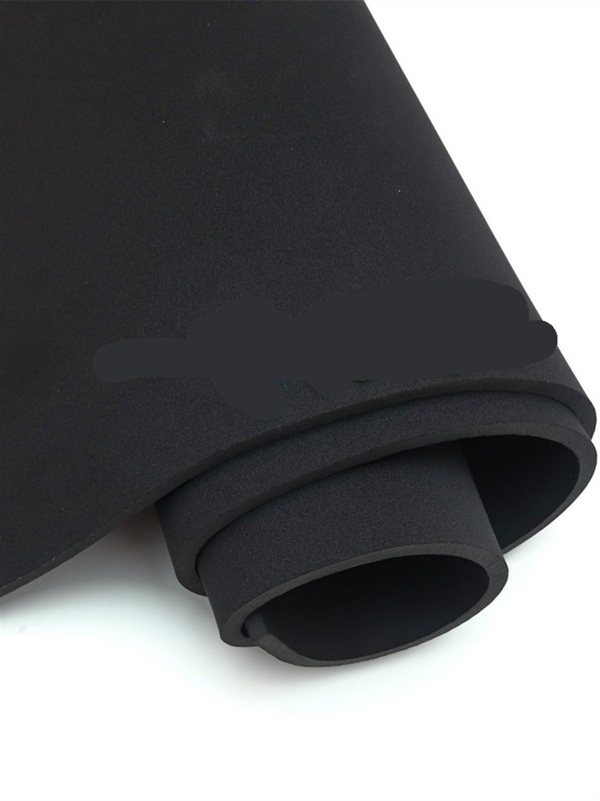 Wunilatev Neoprene Fabric, Neoprene Sewing Fabric 7mm Thick Windproof Black 45cm X (10-35) cm(45cm x 10cm)