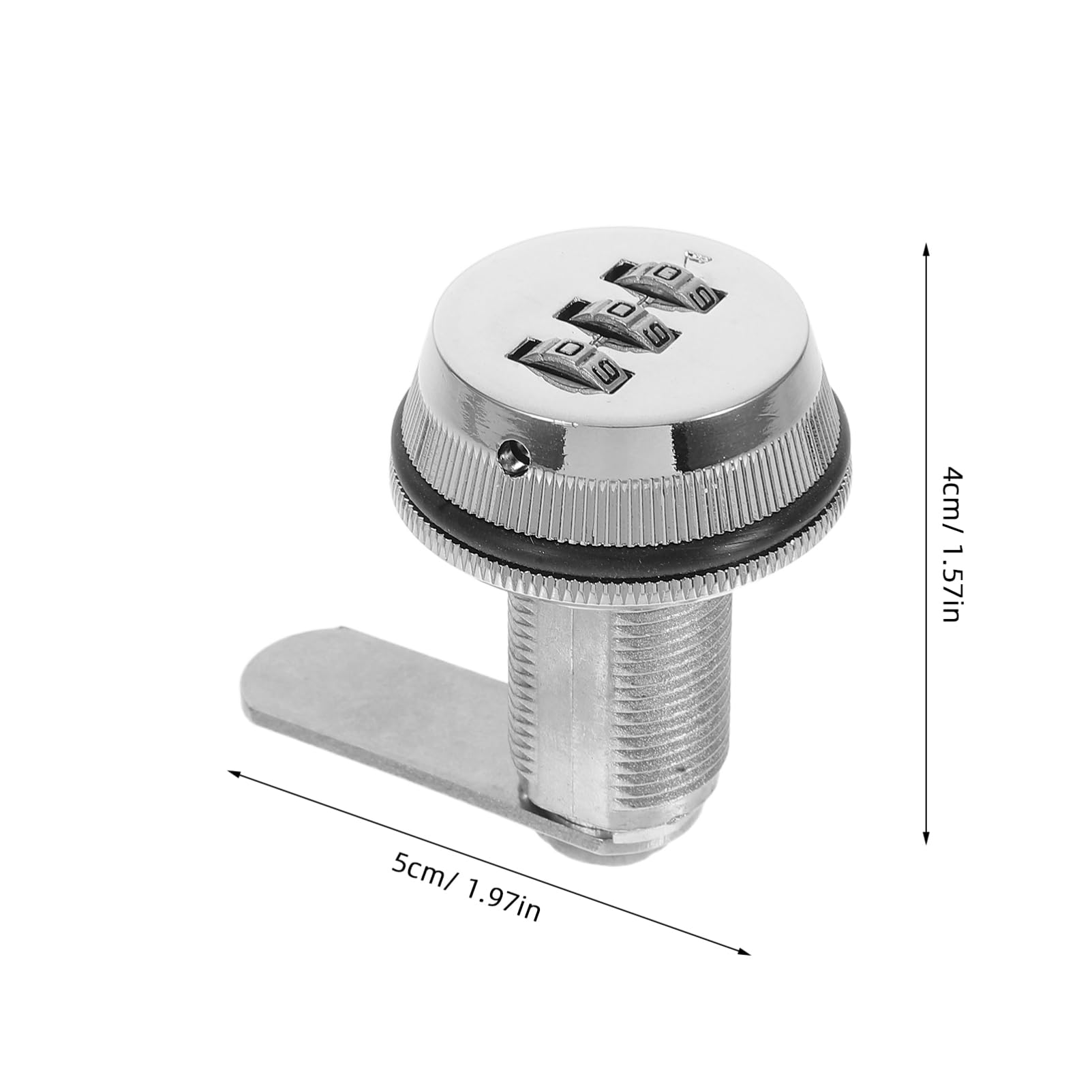 Mipcase Combination Lock for Mailbox Cabinet Password Dial Lock for Home Office Durable Mechanical Security for Drawers Toolboxes