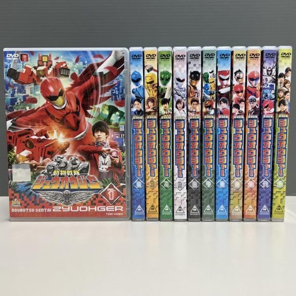Amazon.co.jp: レンタル版動物戦隊ジュウオウジャー 全12巻セット