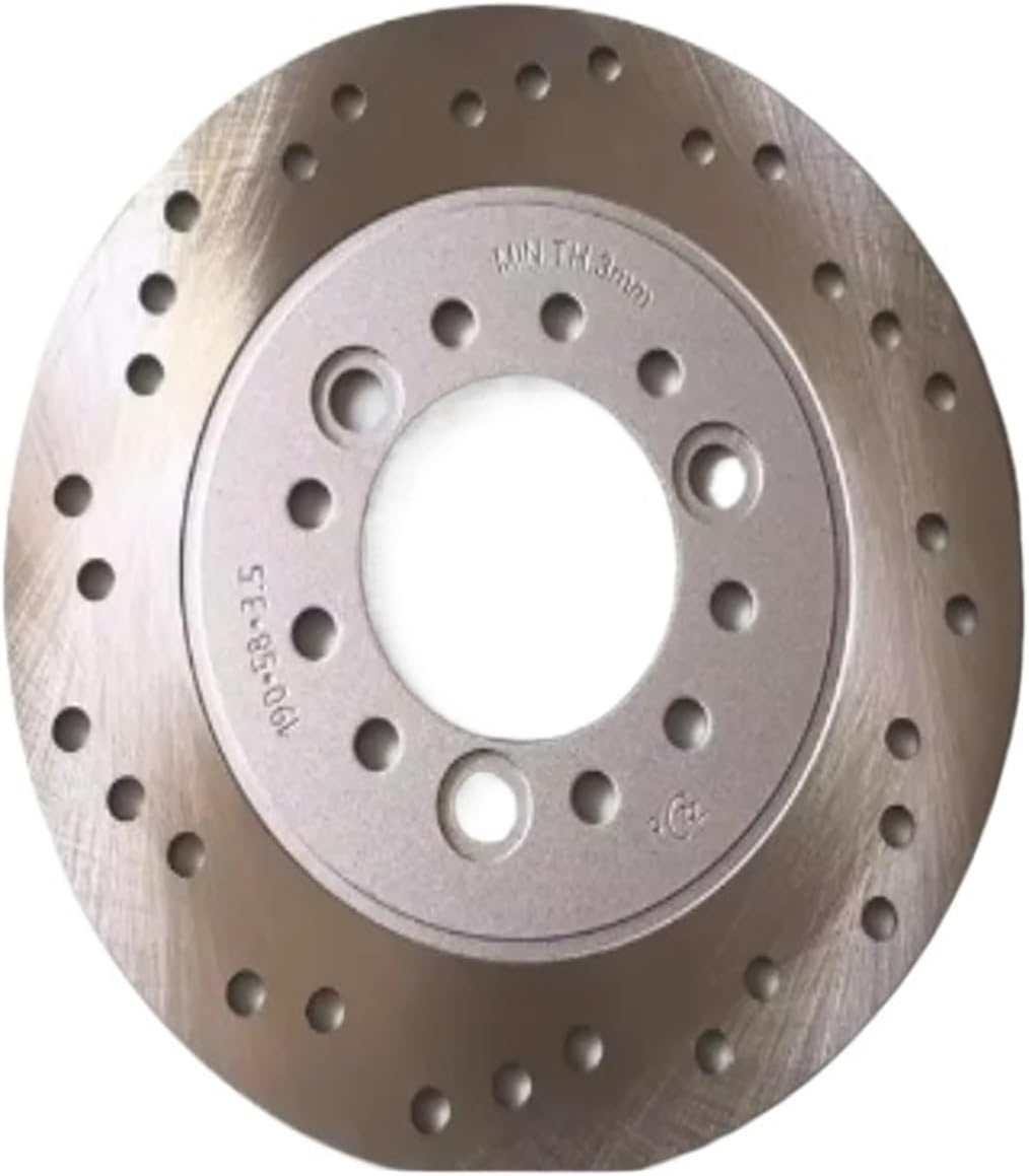 190mm Motorcycle Brake Disc Compatible with QJ GY6 Scooter, ATV, Moped, Go Kart - Performance Spare Parts