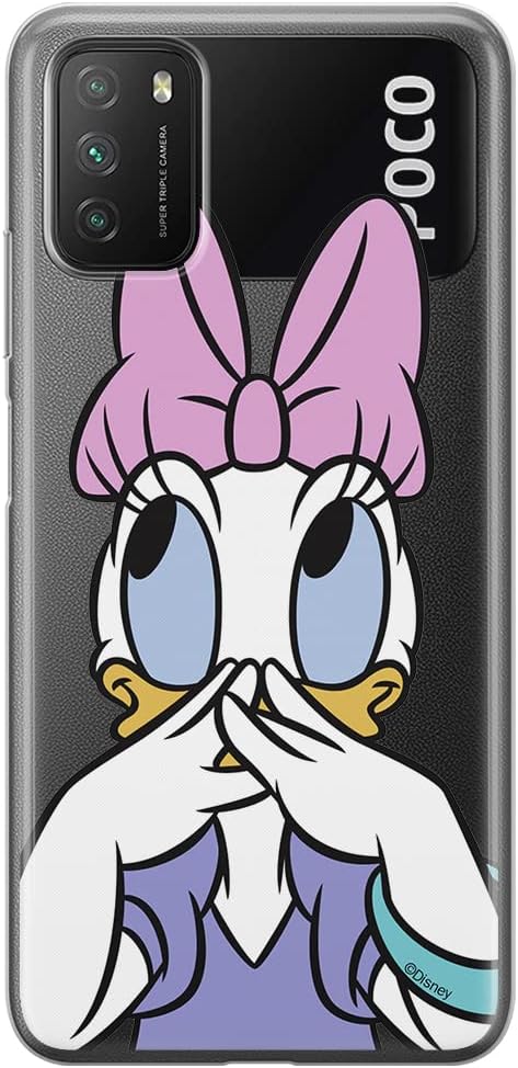ERT GROUP Mobile Phone case for Xiaomi REDMI 9T Original and Officially Licensed Disney Pattern Daisy 002 optimally adapted to The Shape of The Mobile Phone, Partially Transparent