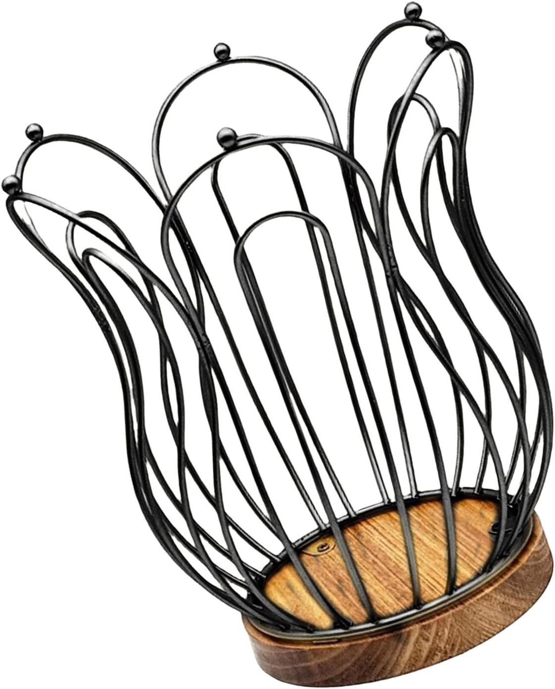Functional Espresso Pods Organizers with Mug Shape Sturdy Iron Coffee Storage Rack for Home Use Modern Coffee Holder