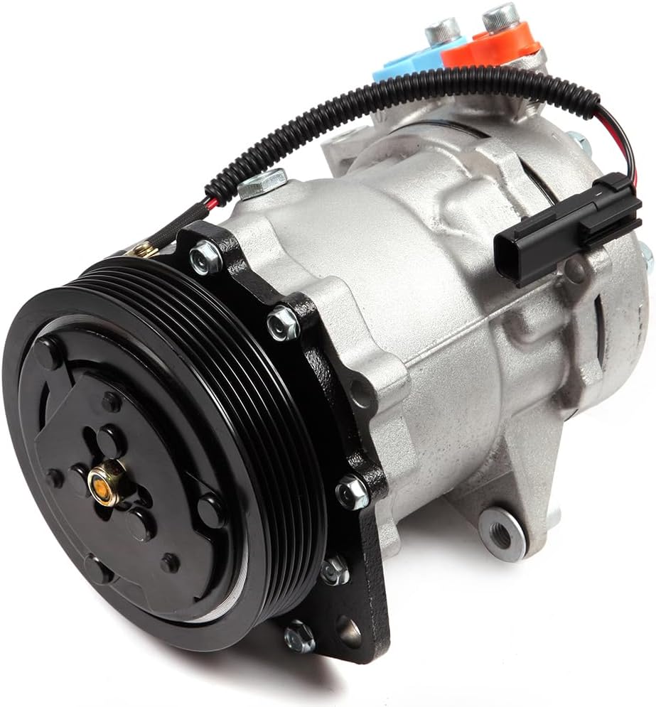 ECCPP AC Compressor with Clutch fit for Jeep Liberty 3.7L 2002 2003 2004 2005 Air Conditioning Compressor