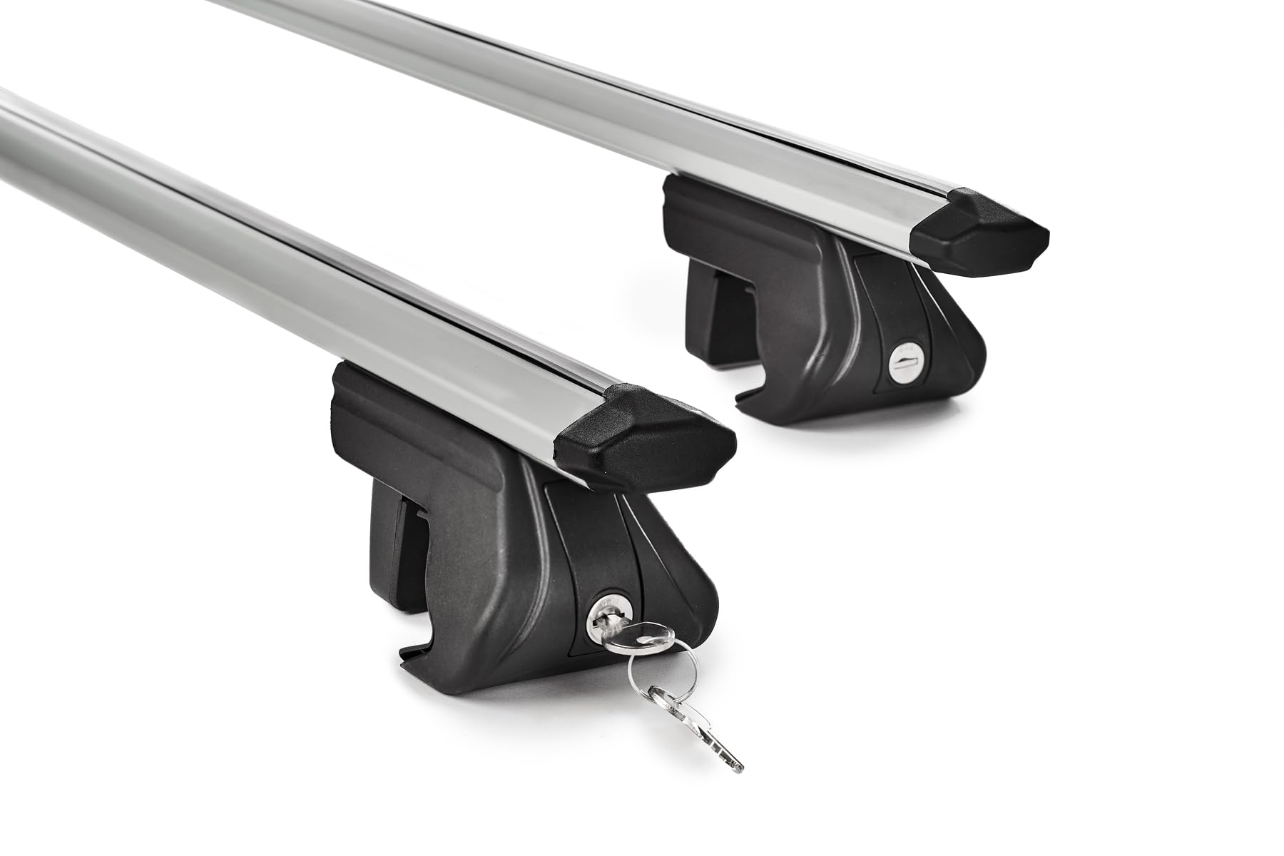 Green Valley 2 Barre Tetto Alluminio TRAX 120 cm Railing Aperto 90 kg