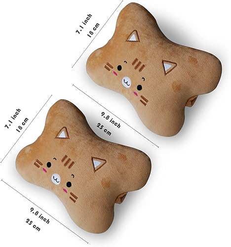 Miniatura 2 de Sexysamba Almohada para reposacabezas de automóvil, almohada de cuello de dibujos animados para automóvil, cómoda y suave almohada para asiento de