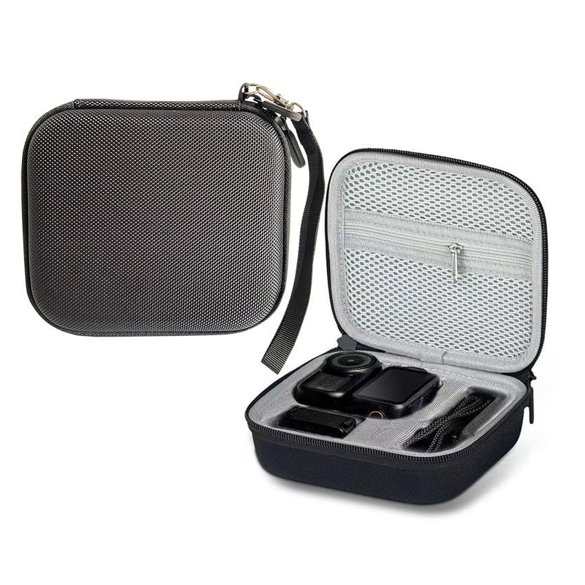 Image of Careflection Polyurethane Carrying Case for DJI OSMO Nano, Waterproof Dustproof Storage Bag, Double Layer Hand Carrying Box, Portable Safe Travel Protector, Black