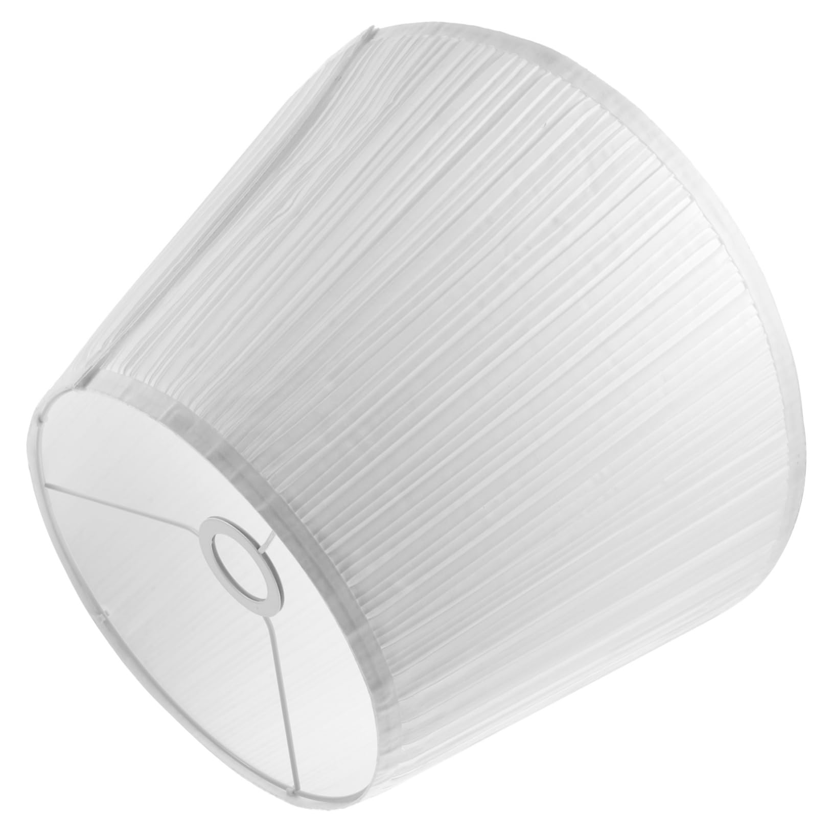 Abat-jour Demi-circulaire en Lin Blanc E27 pour Lampe