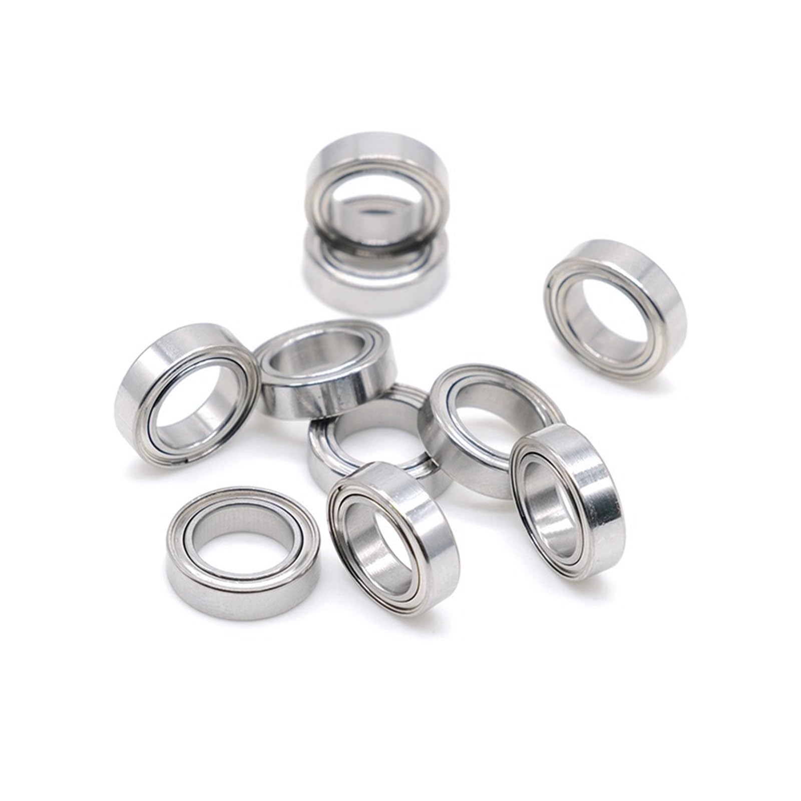 Rodamientos de bolas de ranura profunda R168Z R168-2ZZ (6,35 x 9,525 x 3,175 mm, 1/4 x 3/8 x 1/8 pulgadas, 5 unidades)