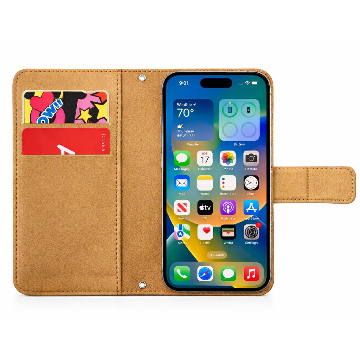 Amazon.co.jp: iPhone 12 Pro 用 手帳型ケース ベルトあり di435(B