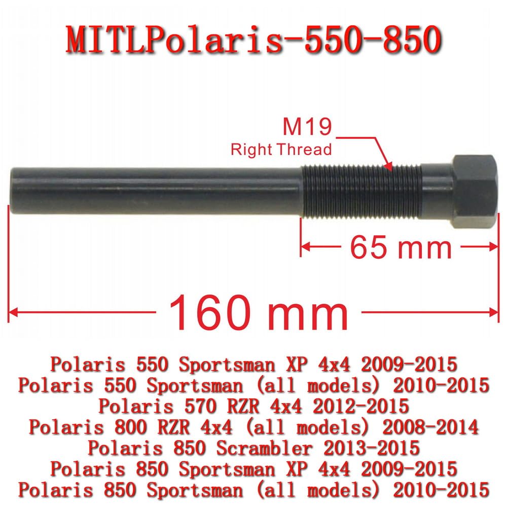 MORTCH Extracteur d'embrayage primaire pour Polaris TLPolaris-550-850 pour Polaris 550 570 800 850