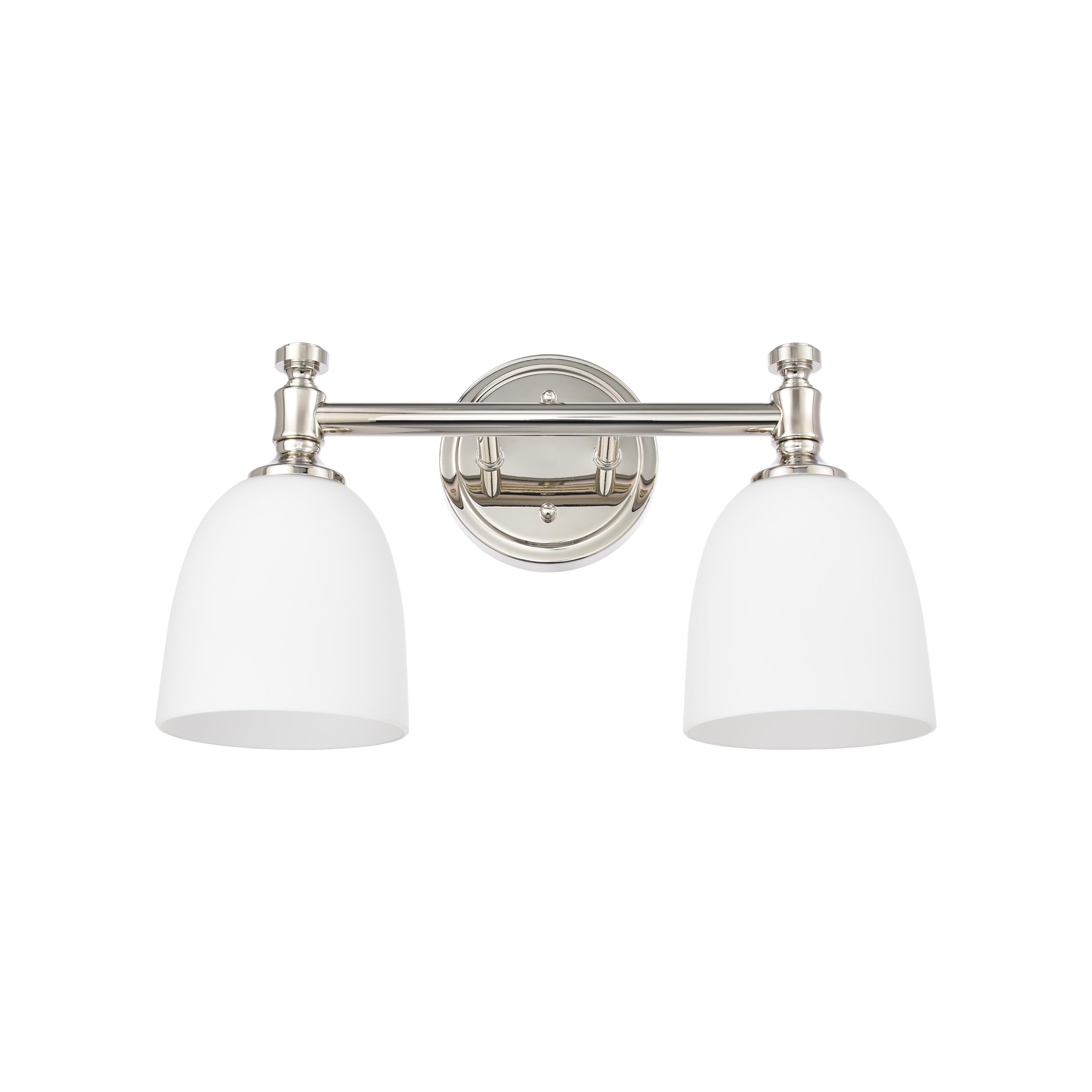 Photo 1 of Ntsunxeko Bathroom Vanity Light, 2-Light, Polished Nickel