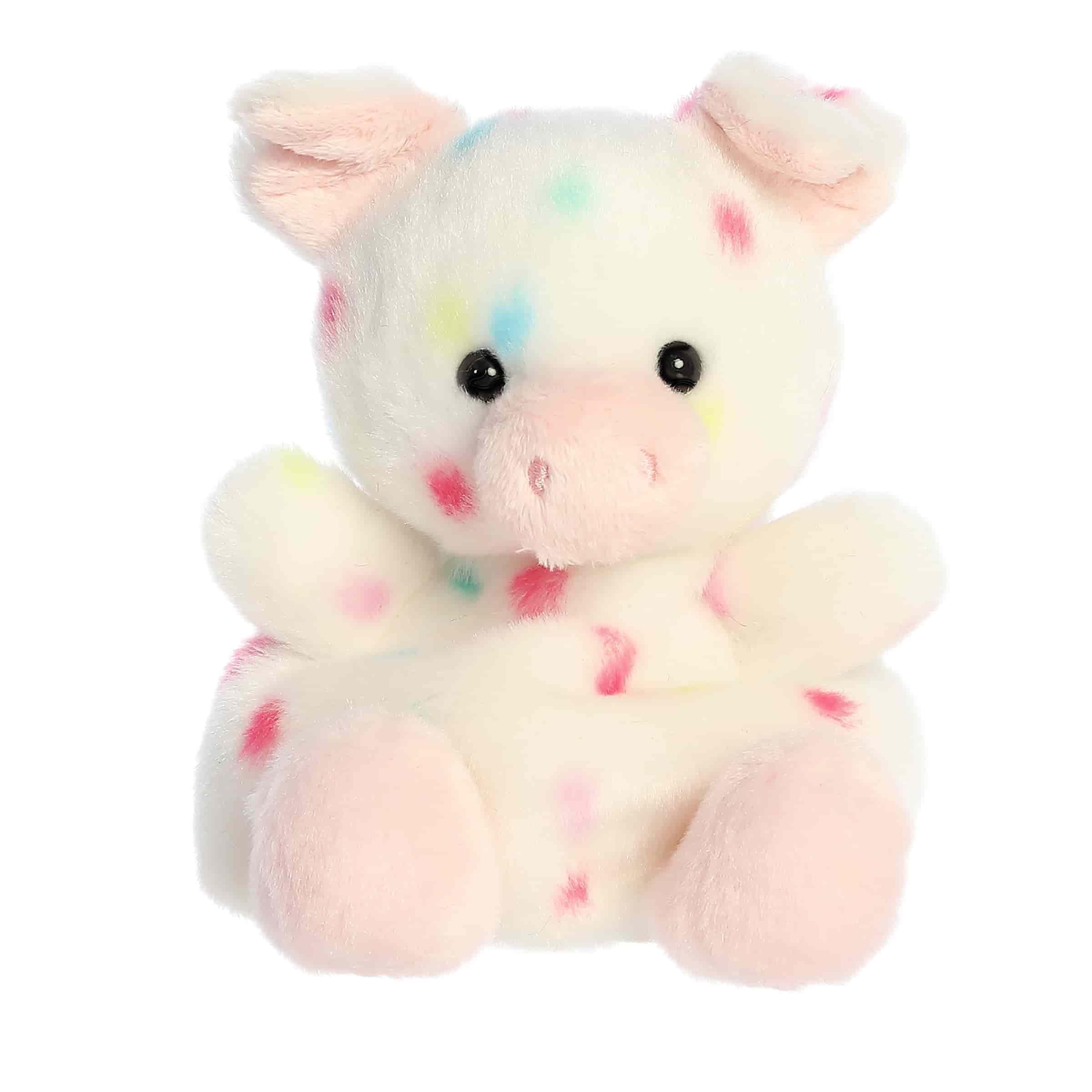 Aurora Adorable Palm Pals Patsy Funfetti Pig Stuffed Animal - Fun Collectible Plush for Kids and Adult Collectors