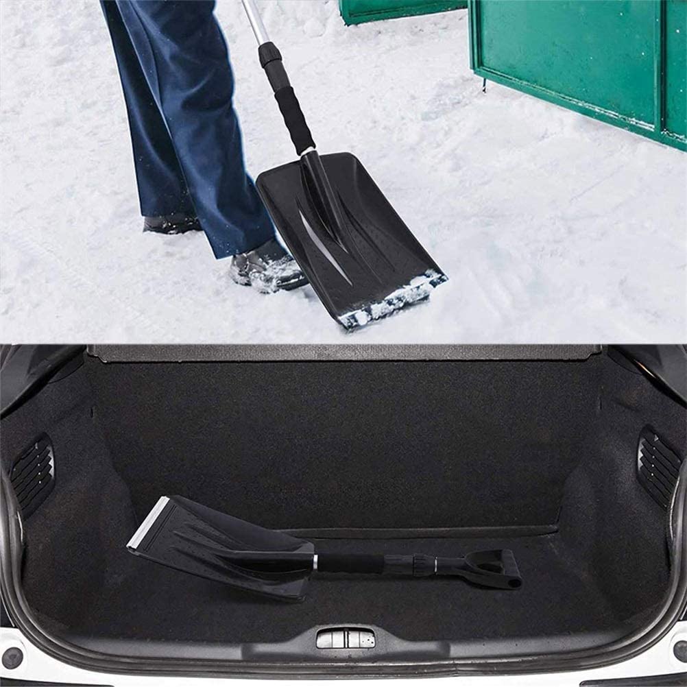 Schneeschaufel, Outdoor-Gartenarbeit, Pflanzschaufel, Lange Teleskopschaufel, Aluminiumlegierung, Auto, multifunktional, tragbar, abnehmbare Kombination, Schneeschaufel 1105