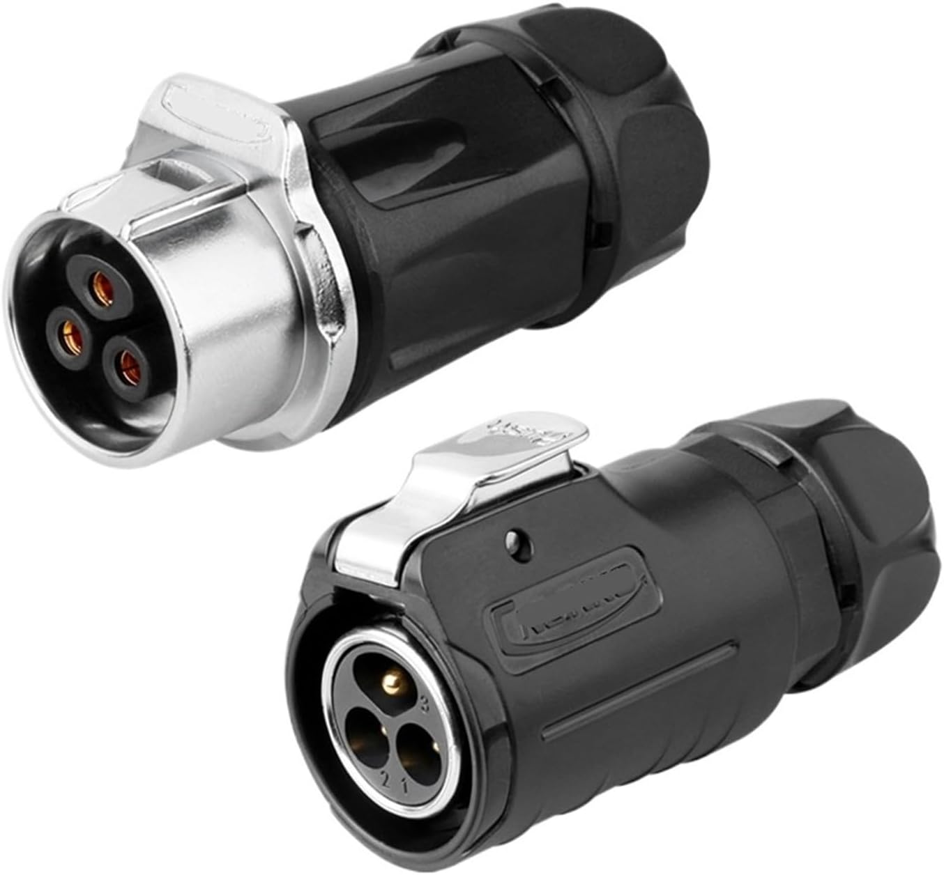 LP20 Waterproof IP68 Solder Wire Butt Connector Inline Connector(12 Pin Male Set)