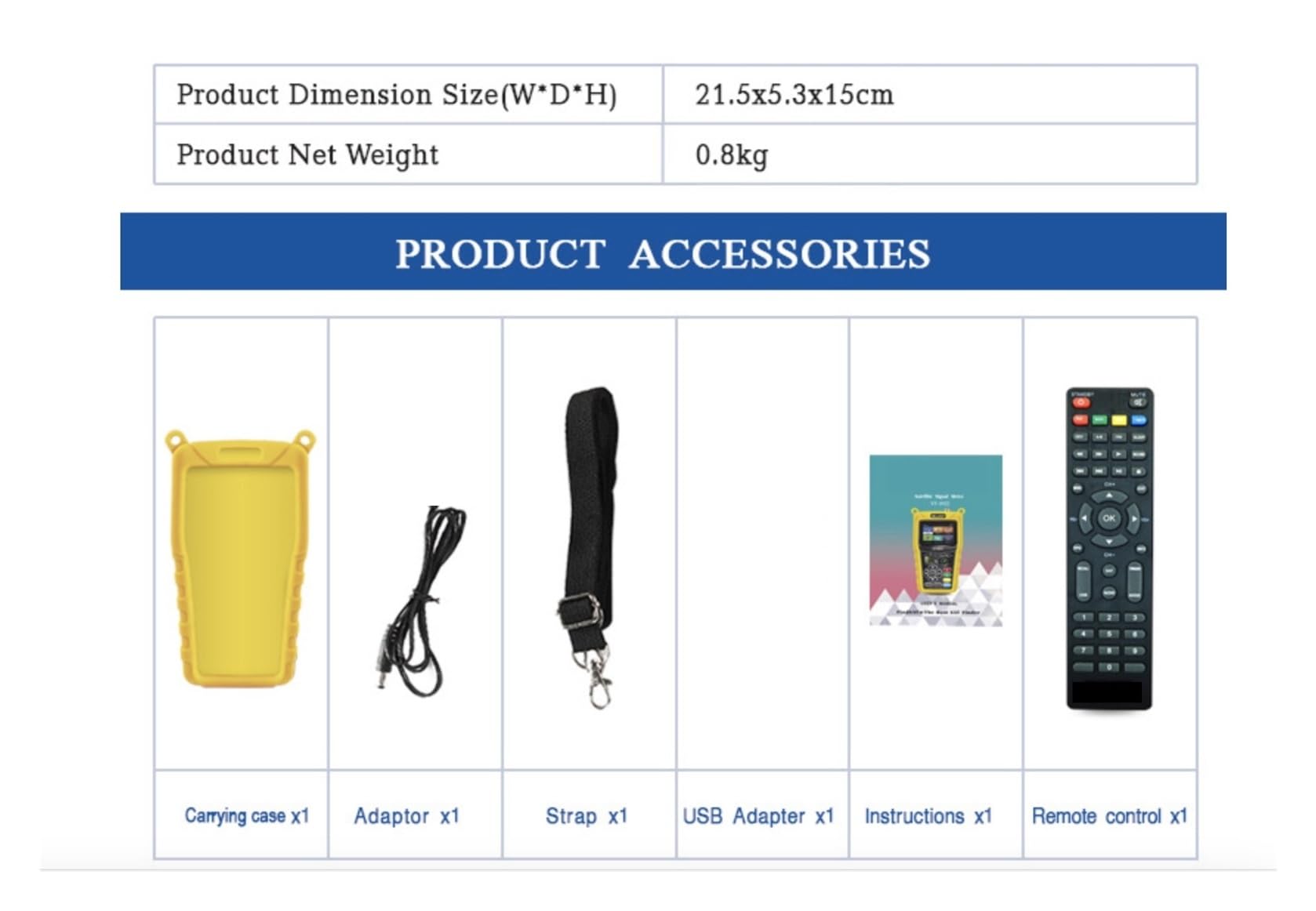 Wyszukiwarka satelitarna VF-8922 obsługuje DVB-S/DVB-S2 Odbiornik telewizyjny z kolorowym ekranem LCD 2.4TFT, zgodny z MPEG2/MPEG4 Wyczyść wyświetlacz
