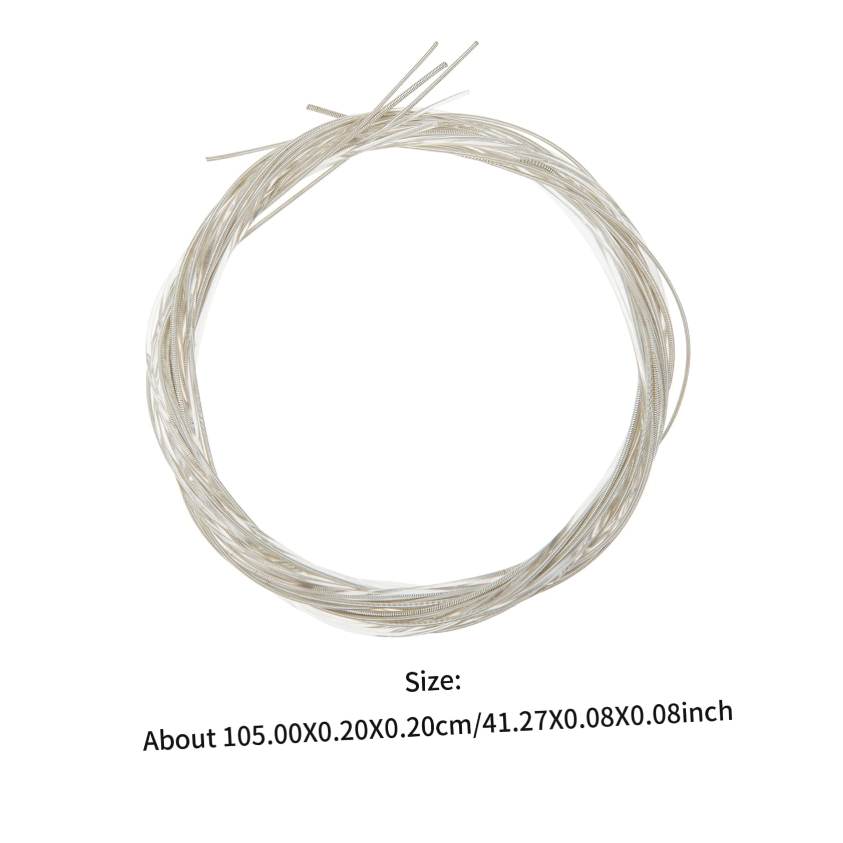 Milisten 12Pcs Strings Durable Electric Guitar Strings for Folk Guitar High Class Replacement Accessories for Musicians User Friendly Design