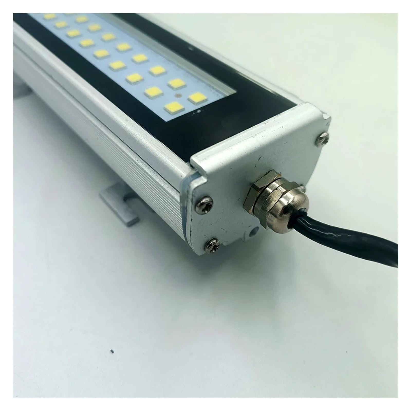 5W-15W LED świetlówka warsztatowa DC AC wodoodporna IP67 rura robocza maszyny oświetlenie przemysłowe do tokarki CNC Wysoka jasność(24W,DC 24V-36V)